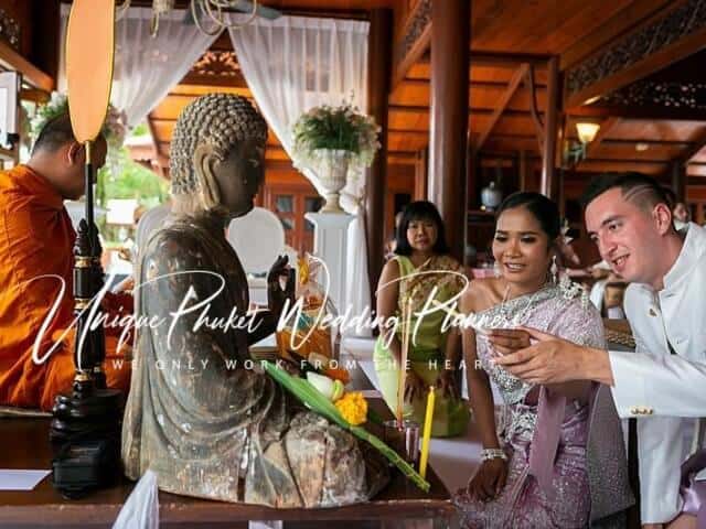 Mai & Loic Royal Thai Villa Wedding 11th August 2019 20
