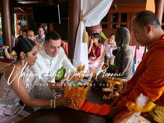 Mai & Loic Royal Thai Villa Wedding 11th August 2019 24