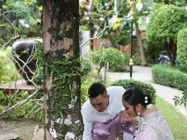 Mai & Loic Royal Thai Villa Wedding 11th August 2019 33