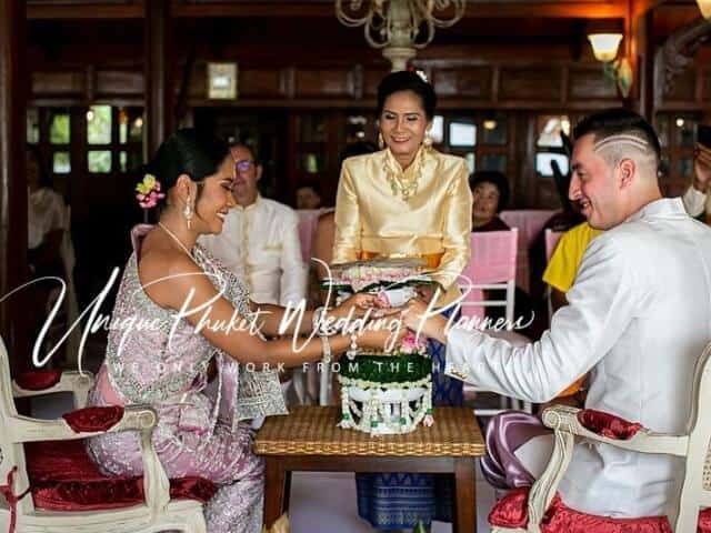 Mai & Loic Royal Thai Villa Wedding 11th August 2019 35