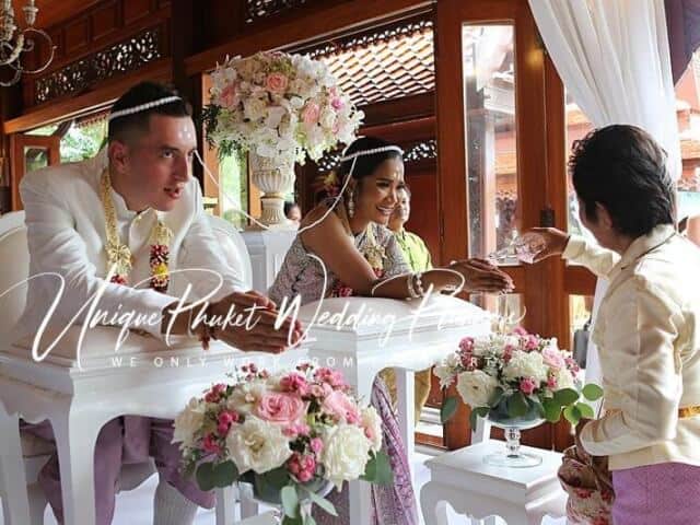 Mai & Loic Royal Thai Villa Wedding 11th August 2019 42