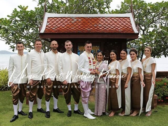 Mai & Loic Royal Thai Villa Wedding 11th August 2019 46